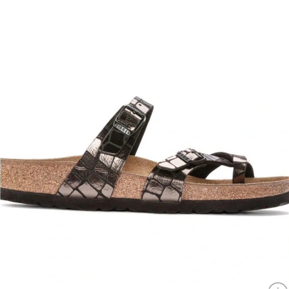 NWT ❤️ Birkenstock Mayari Gator Black 37 EU/6W